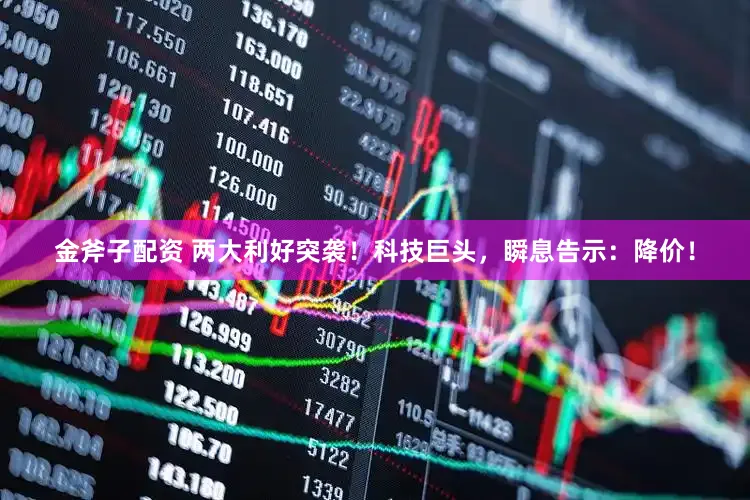 金斧子配资 两大利好突袭!科技巨头,瞬息告示:降价!