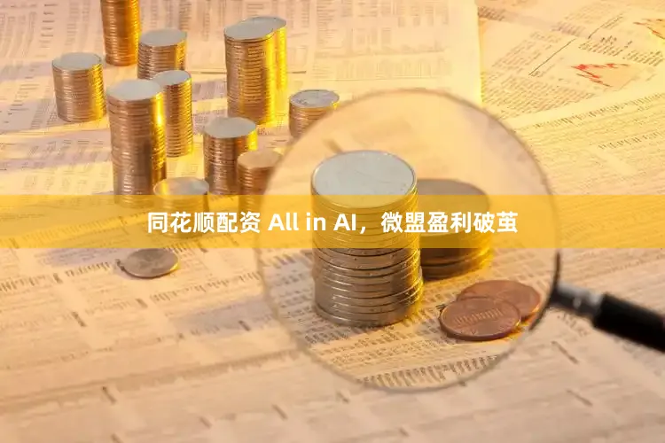 同花顺配资 All in AI，微盟盈利破茧