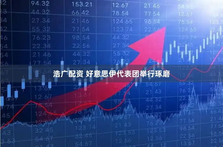 浩广配资 好意思伊代表团举行琢磨