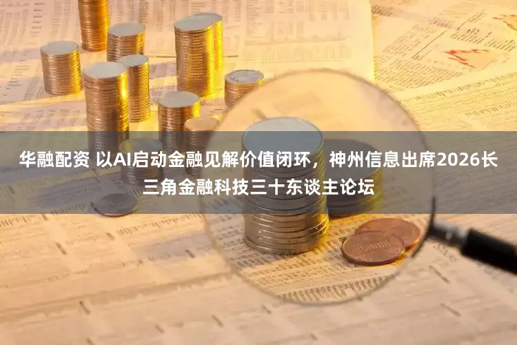 华融配资 以AI启动金融见解价值闭环，神州信息出席2026长三角金融科技三十东谈主论坛